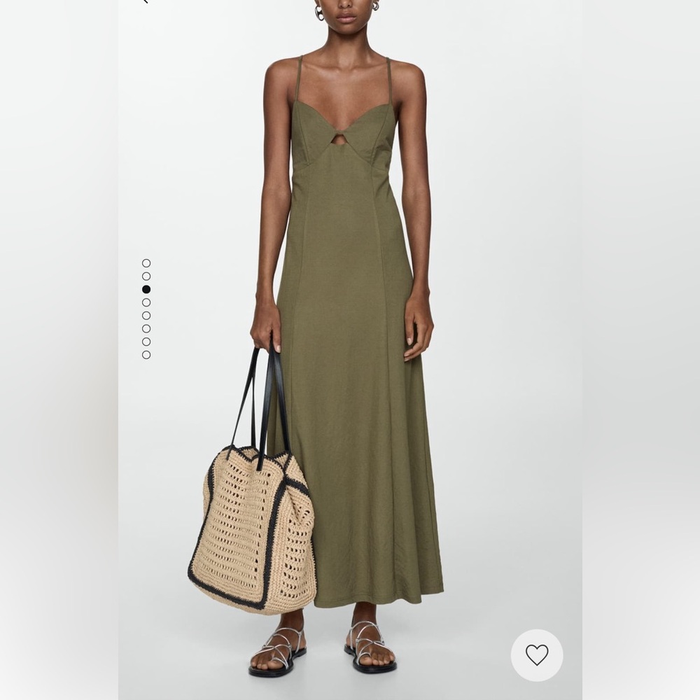 Long dress with straps